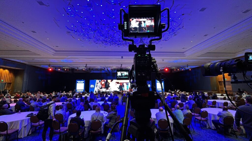 Flawless stage production and lighting execution by Prestige Labor Solutions, showcasing the impact of reliable AV staffing