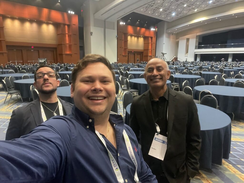 The Prestige Labor Solutions team providing expert on-site support at a high-profile corporate event as a reliable AV labor source.