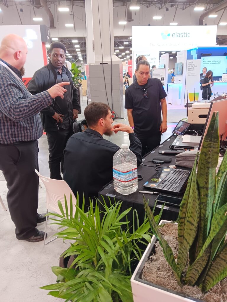 Audio engineer staffing professionals managing sound controls and communications for a live broadcast.